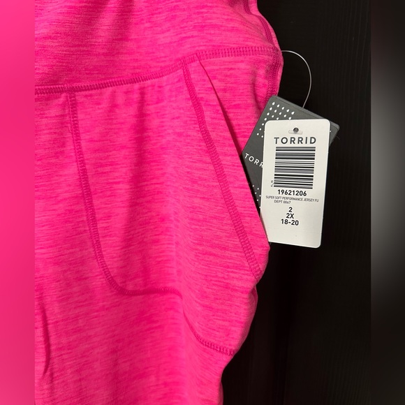 Torrid Hot Pink Active Leggings - Picture 4 of 4